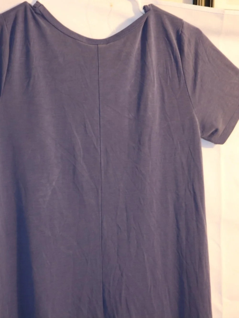 LuLaRoe Carly Solid Lavender Blue Small. LuLaRoe - Picture 7 of 10